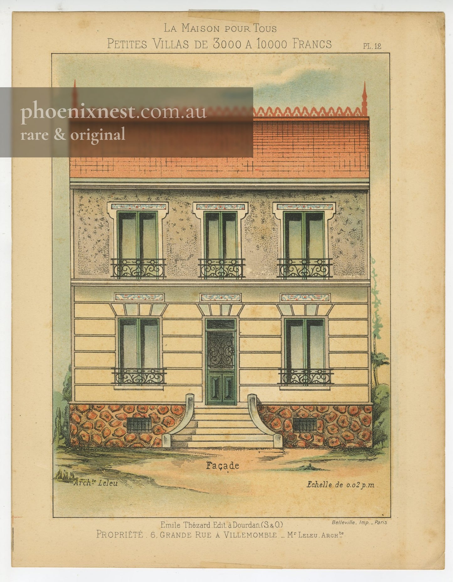 Small Villa, Pl. 12 — La Maison Pour Tous