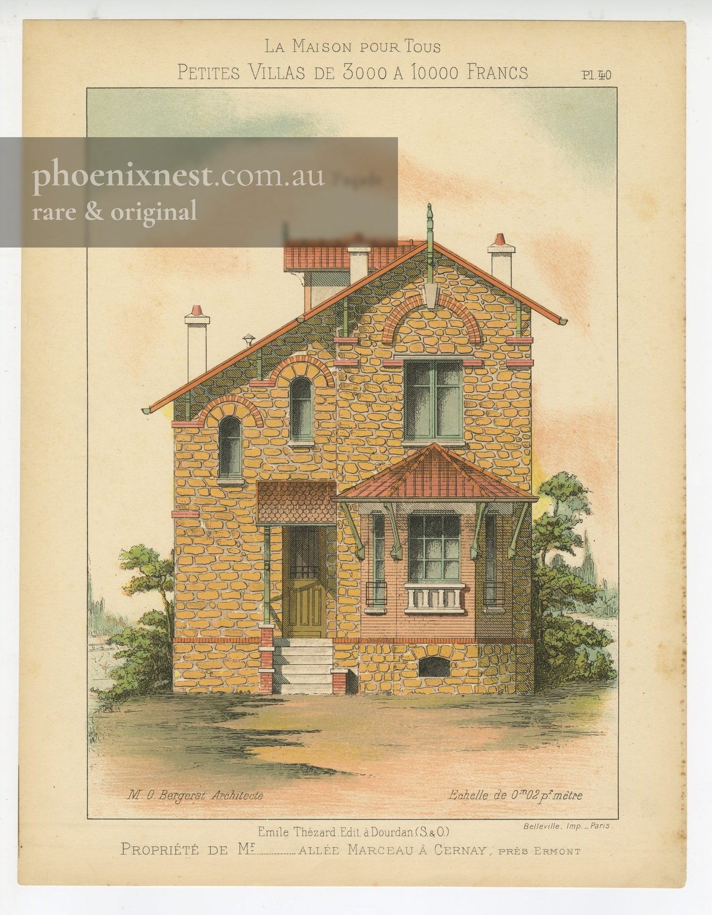 Villa in Cernay, Pl. 40 — La Maison Pour Tous