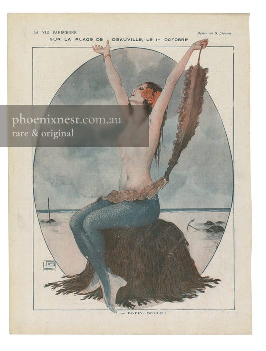 Mermaid on Deauville Beach — Léonnec