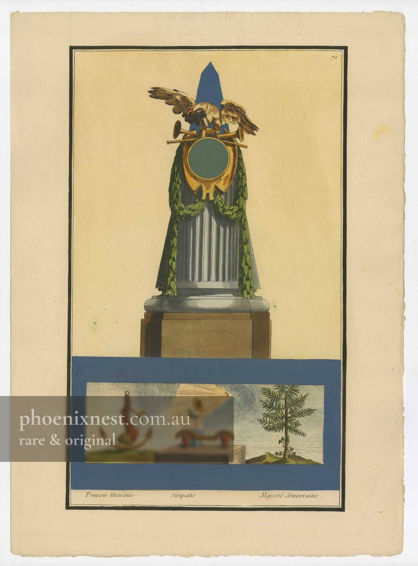 Allegory of Sovereignty, Pl. 71 — Nouvelle Iconologie Historique