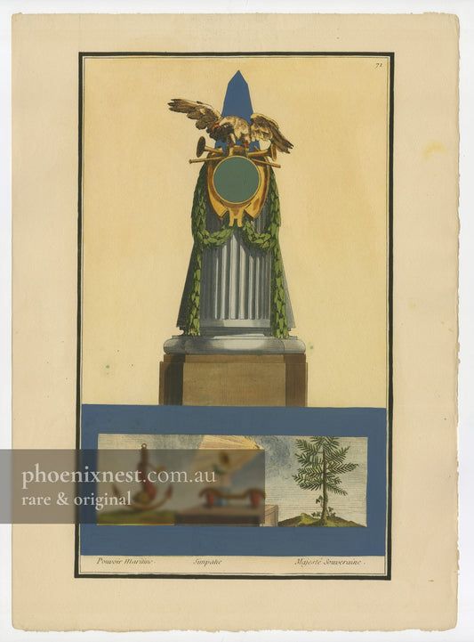 Allegory of Sovereignty, Pl. 71 — Nouvelle Iconologie Historique