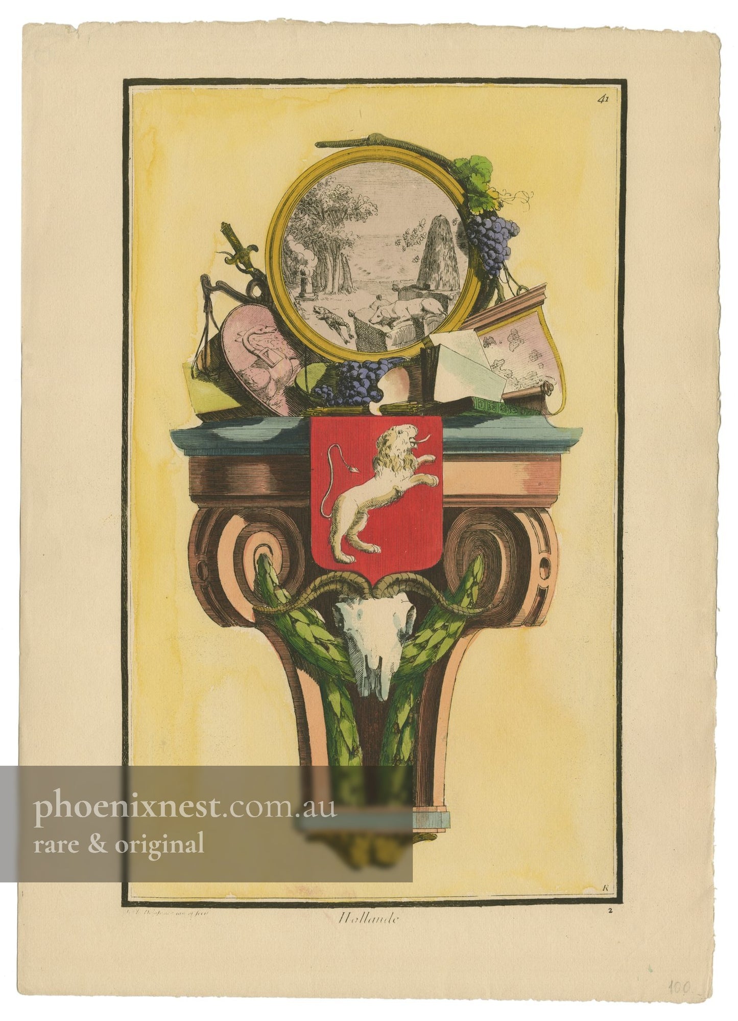Allegory of Holland, Pl. 41 — Nouvelle Iconologie Historique