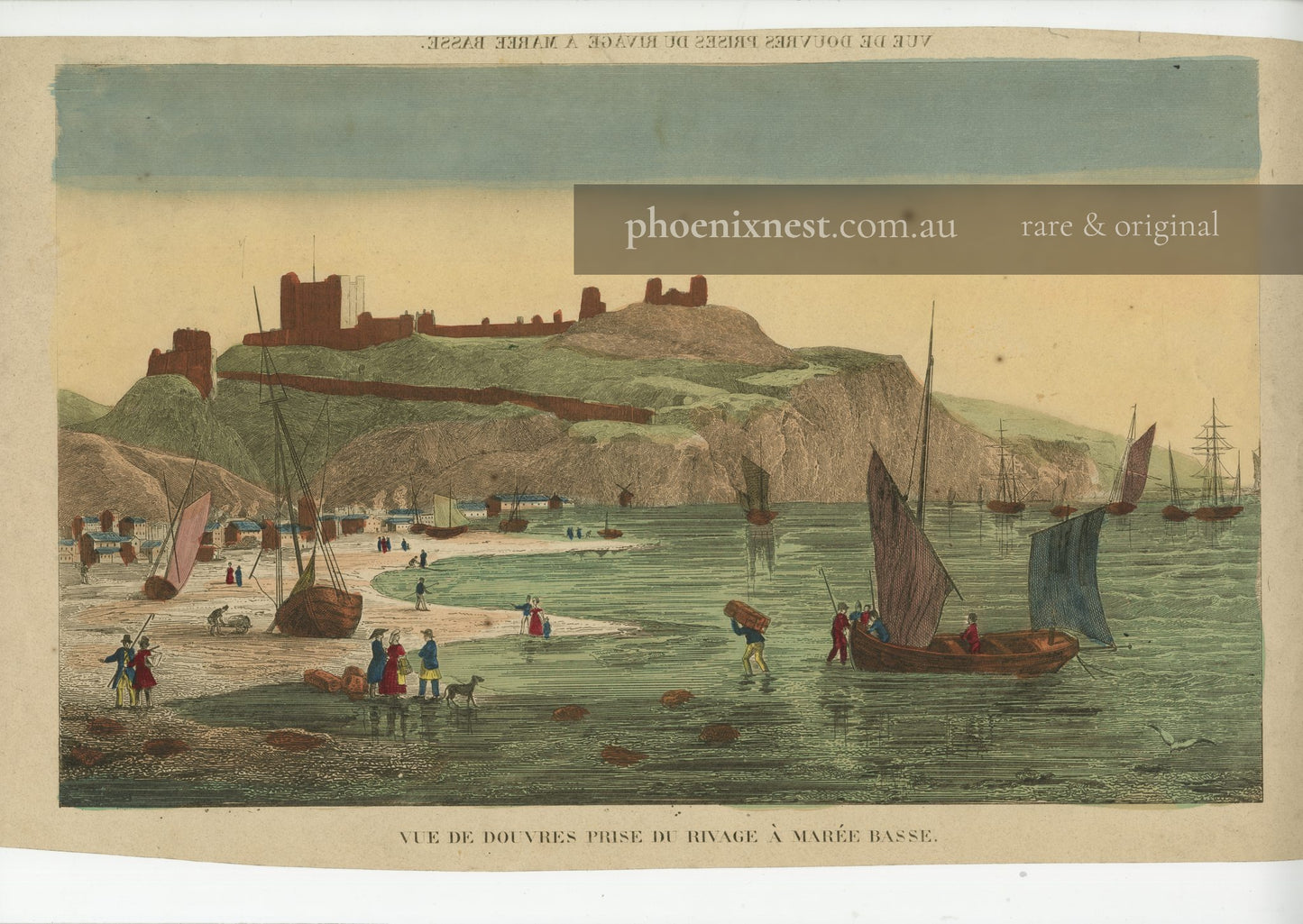 View of Dover at Low Tide — Daumont