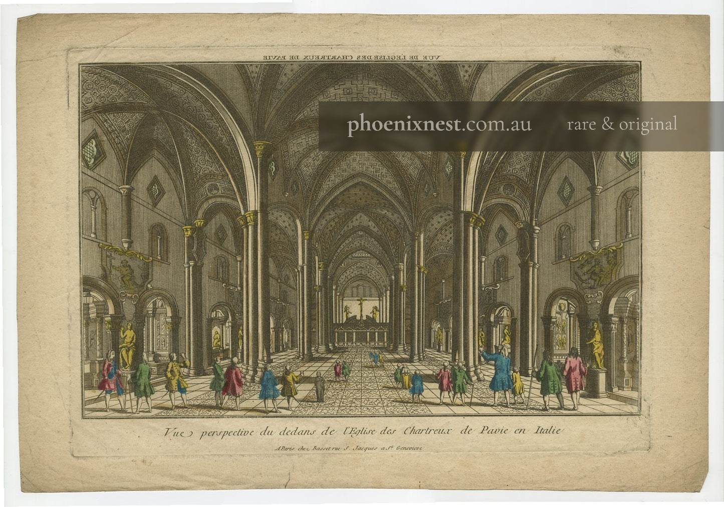 Interior of the Certosa di Pavia — Basset