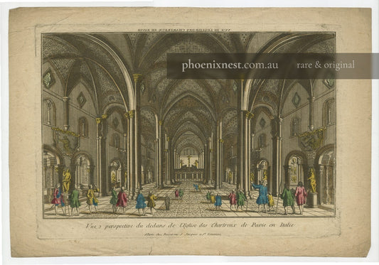 Interior of the Certosa di Pavia — Basset