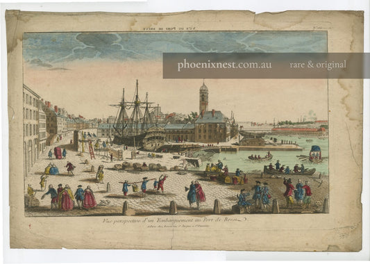 Embarkation at the Port of Brest, Pl. 200 — Basset