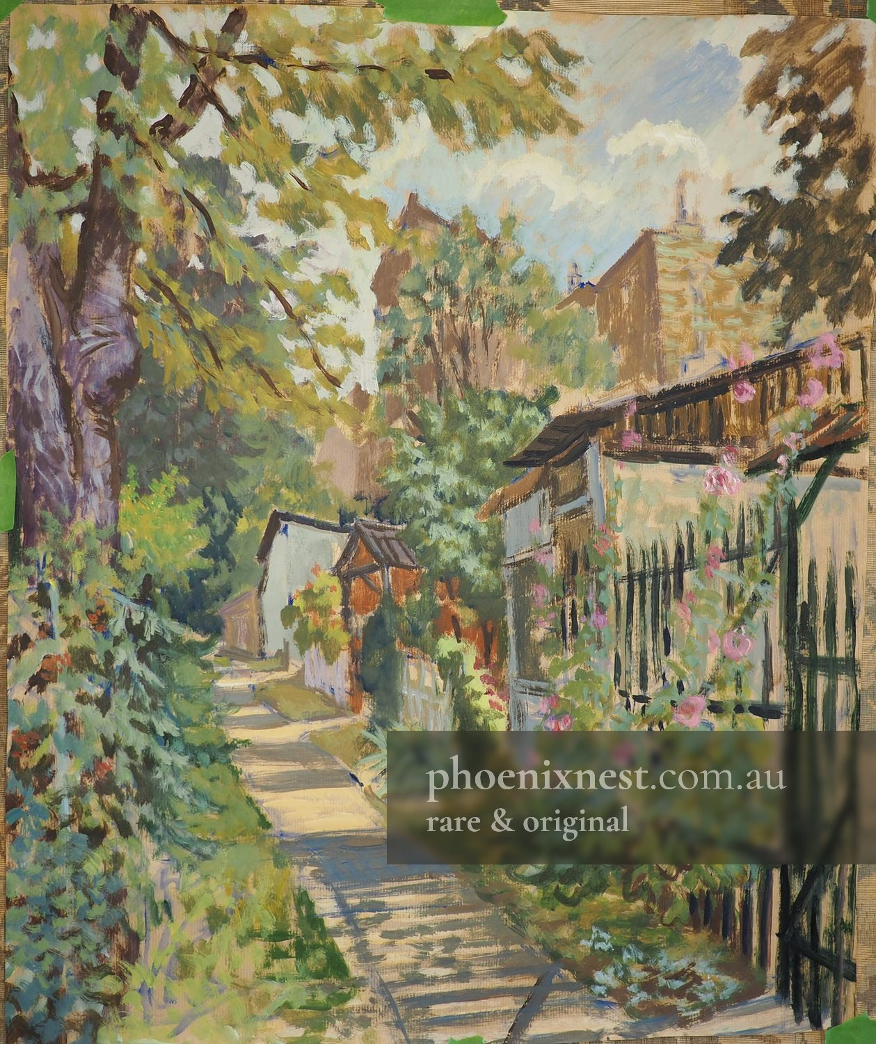 Flowerbeds at the Gardener's House — French School