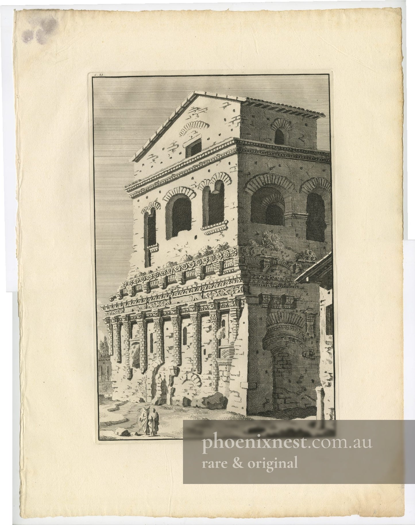 Temple of Antoninus and Faustina, Pl. 23 — Piranesi
