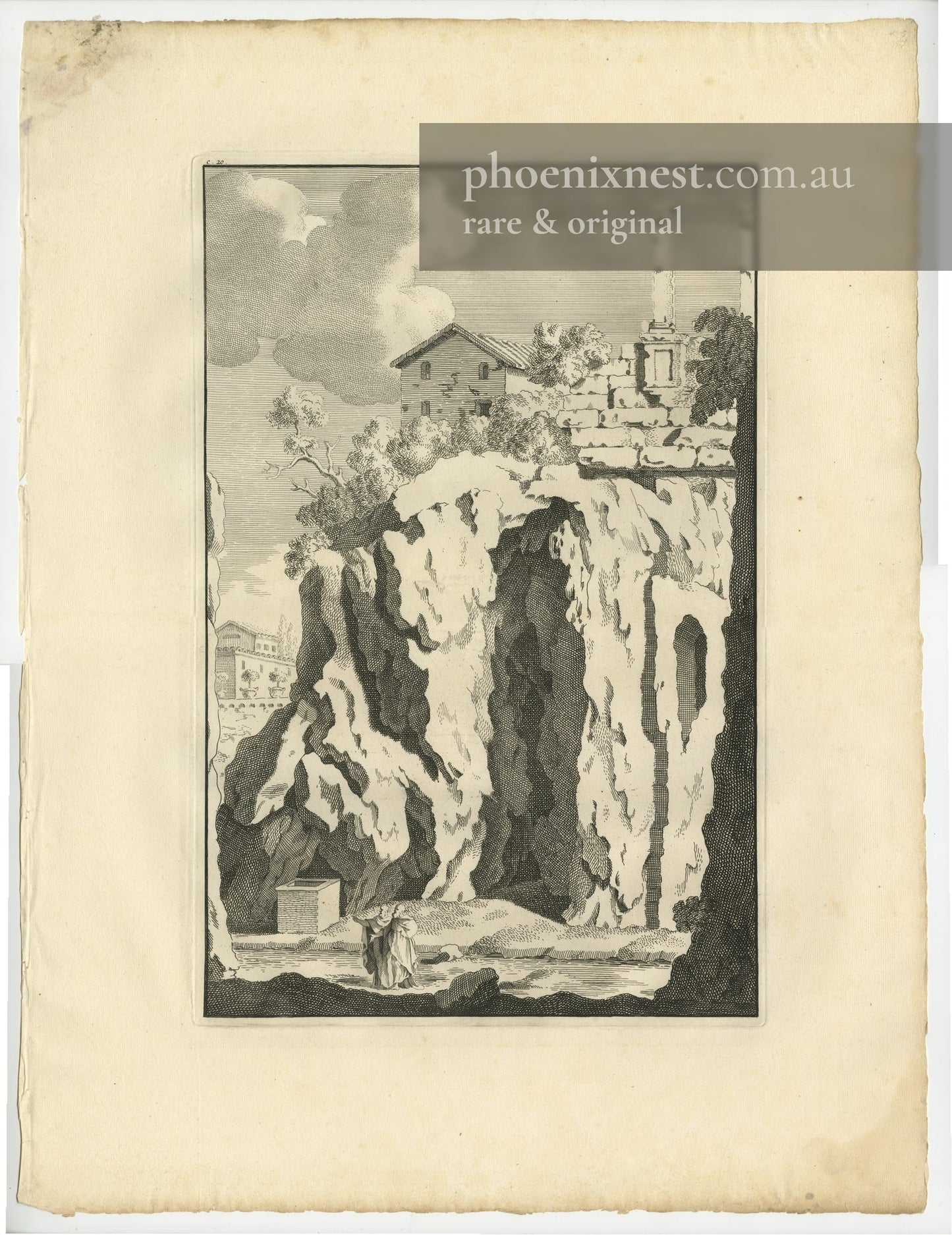 Capriccio with Figures and Ruins — Piranesi