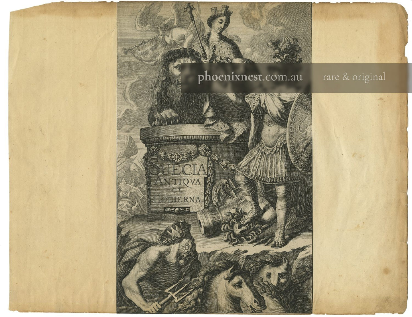 Allegory of Sweden — Dahlbergh