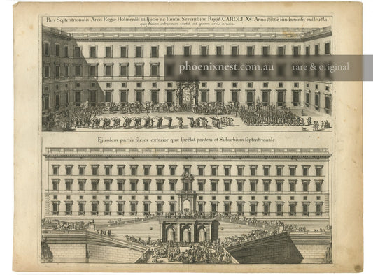 Royal Palace, Stockholm, Northern Part — Dahlbergh