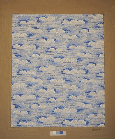 1920s Paris - Original  gouache wallpaper design