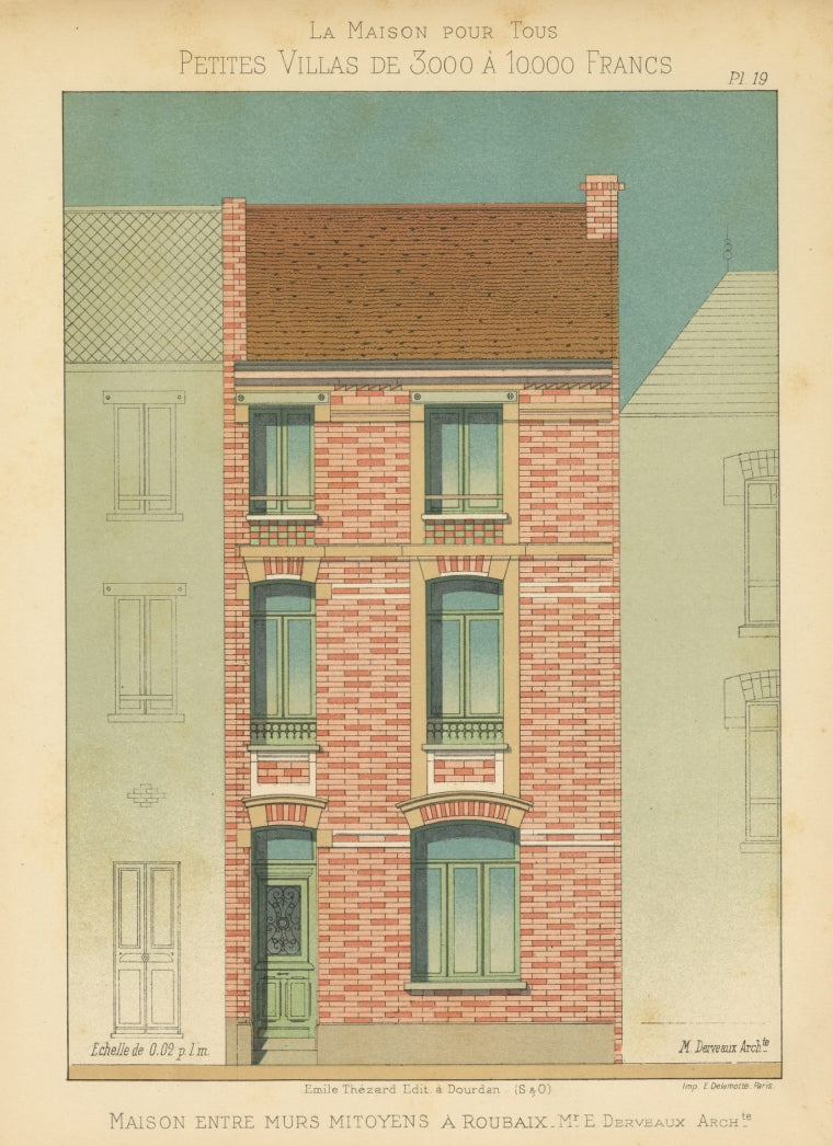 1900 French  Villa Designs