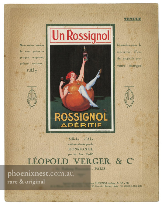 Rossignol Apéritif — Aly