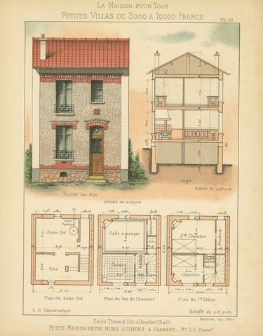 Villa in Clamart, Plate 10 — La Maison Pour Tous