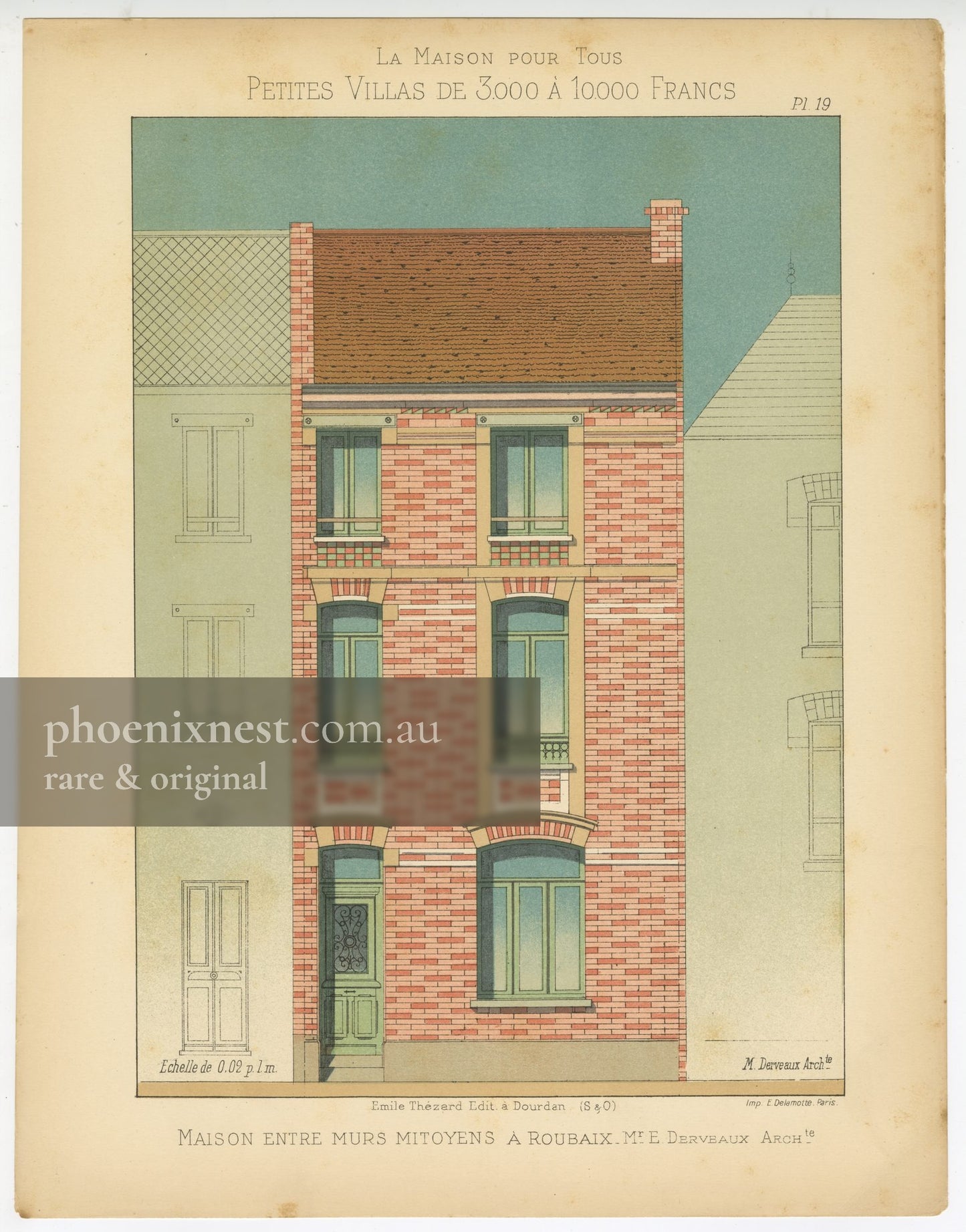 Terraced House in Roubaix, Plate 19 — La Maison Pour Tous
