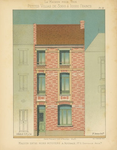 Terraced House in Roubaix, Plate 19 — La Maison Pour Tous