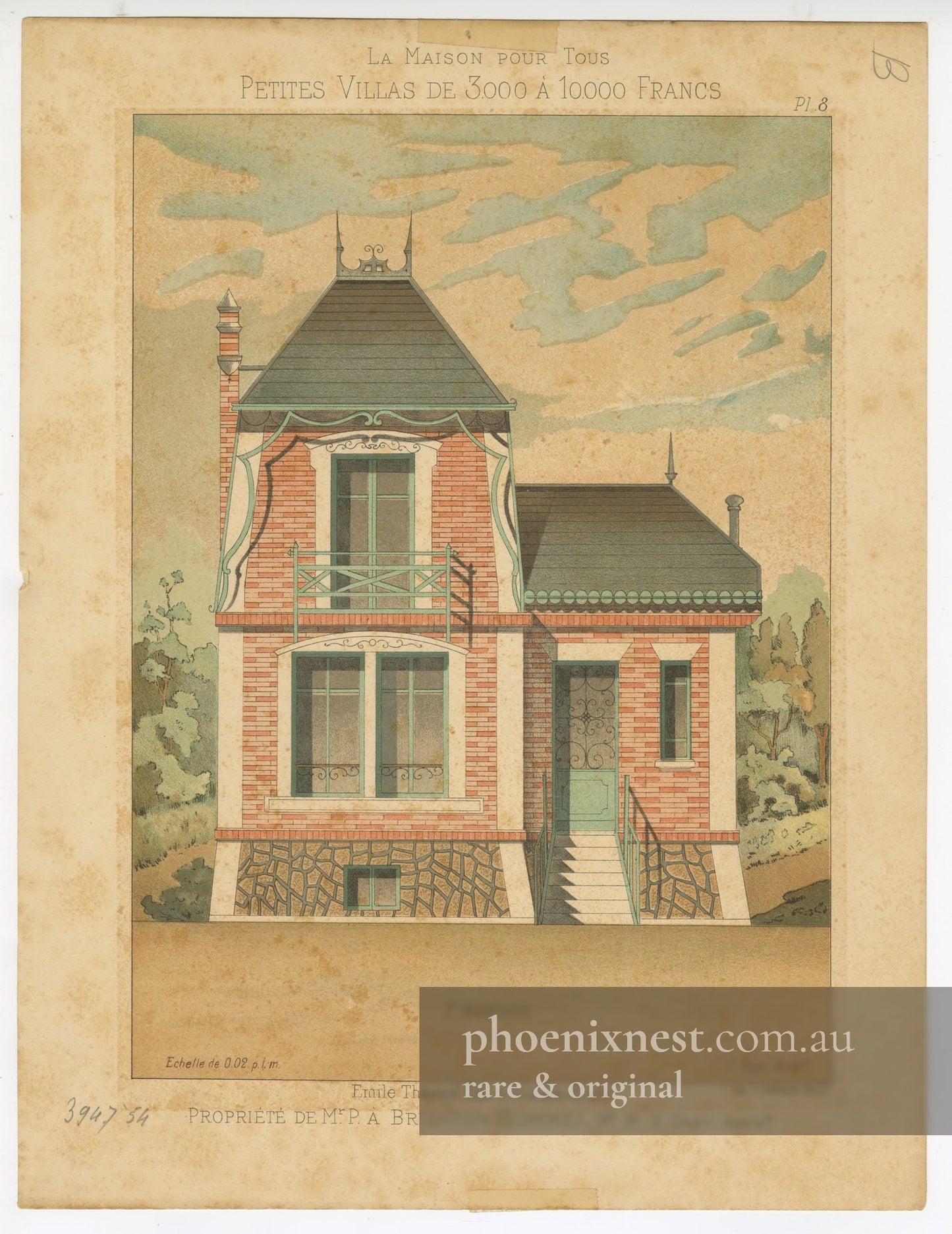 Villa in Somme, Plate 8 — La Maison Pour Tous