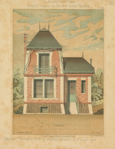 Villa in Somme, Plate 8 — La Maison Pour Tous
