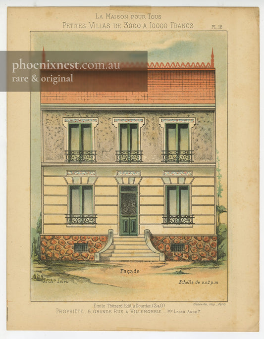 Small Villa, Pl. 12 — La Maison Pour Tous