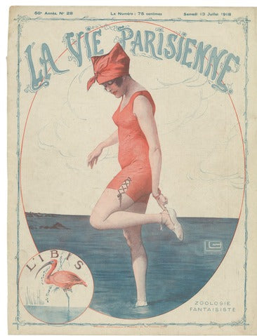 Woman in Red Bathing Suit, Cover — Hérouard