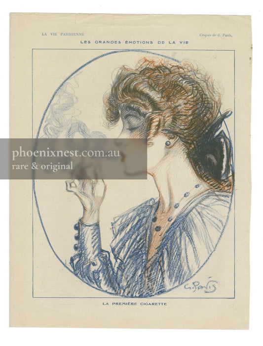 The First Cigarette — Pavis