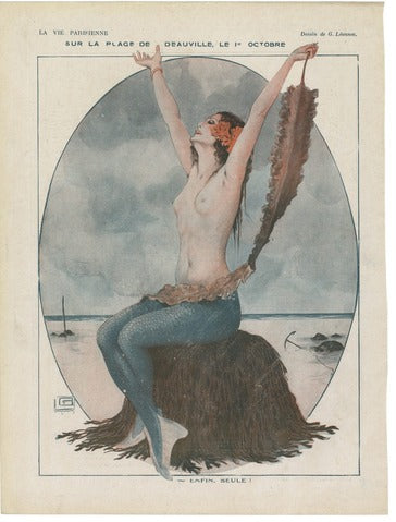 Mermaid on Deauville Beach — Léonnec