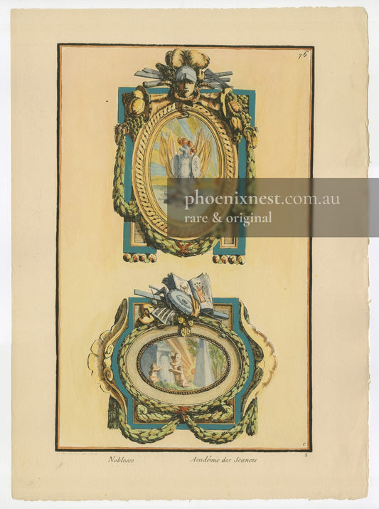 Allegories of Orders and Sciences, Pl. 76 — Encyclopédie