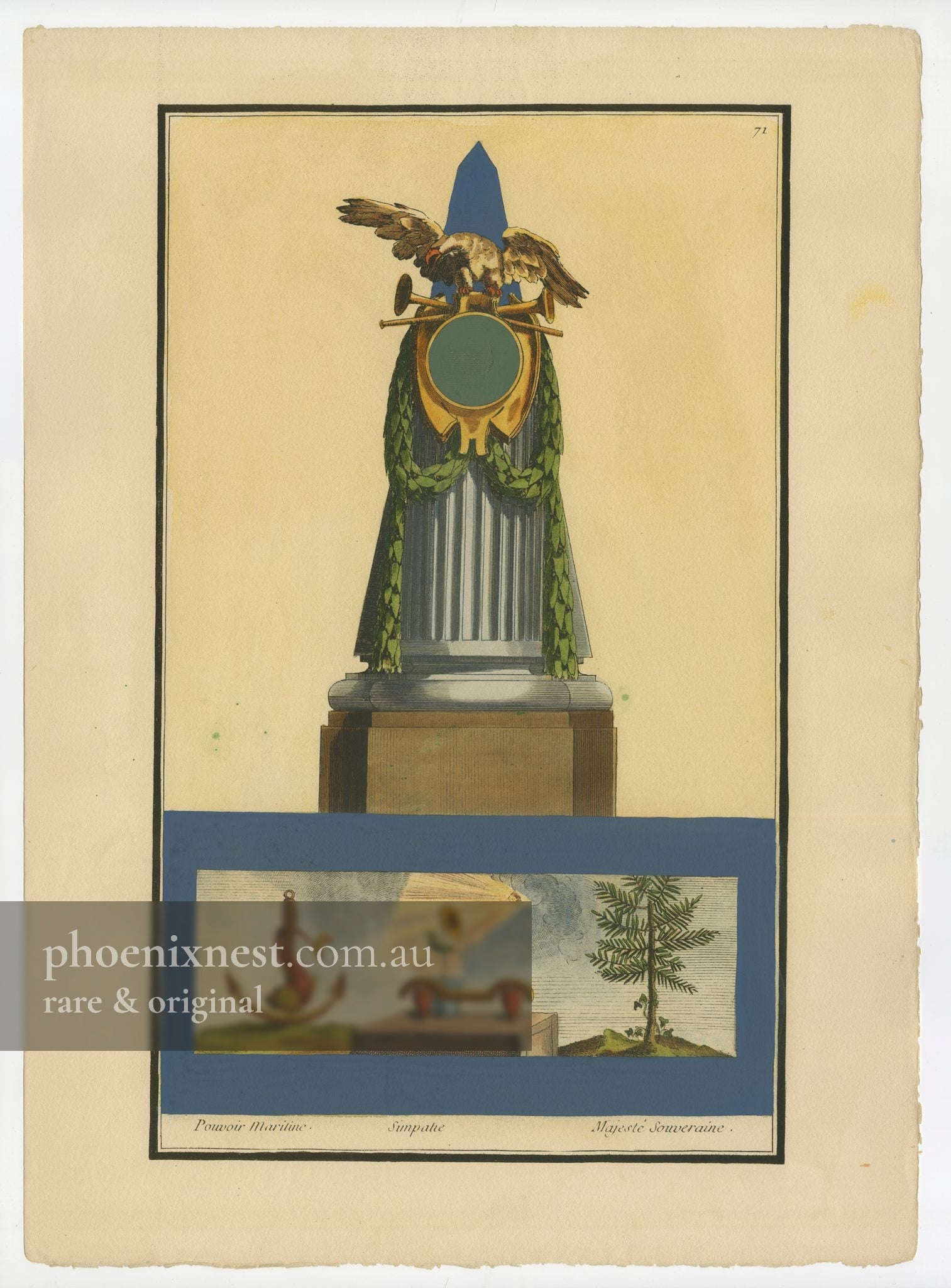 Allegory of Sovereignty, Pl. 71 — Nouvelle Iconologie Historique