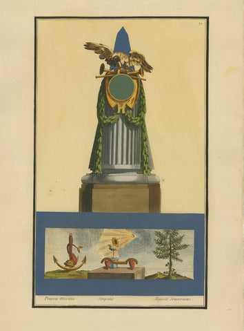 Allegory of Sovereignty, Pl. 71 — Nouvelle Iconologie Historique