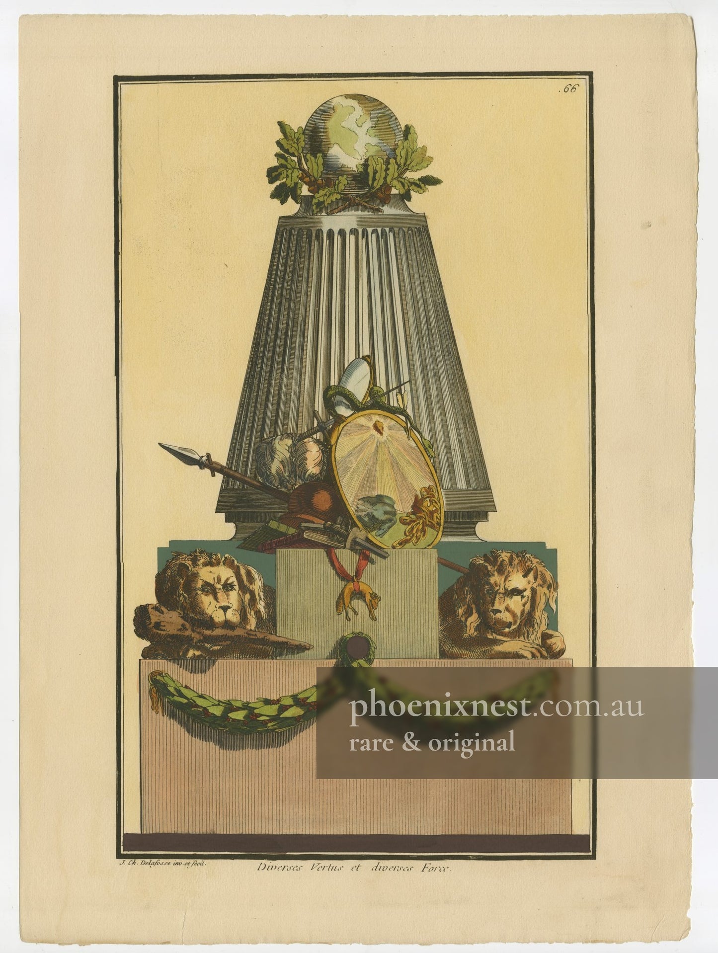 Virtues and Forces, Pl. 66 — Nouvelle Iconologie Historique