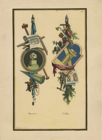 Carpentry and Trellis Work, Pl. 107 — Nouvelle Iconologie Historique