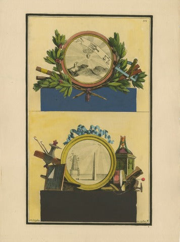 Allegories of Arts and Sciences, Pl. 101 — Nouvelle Iconologie Historique