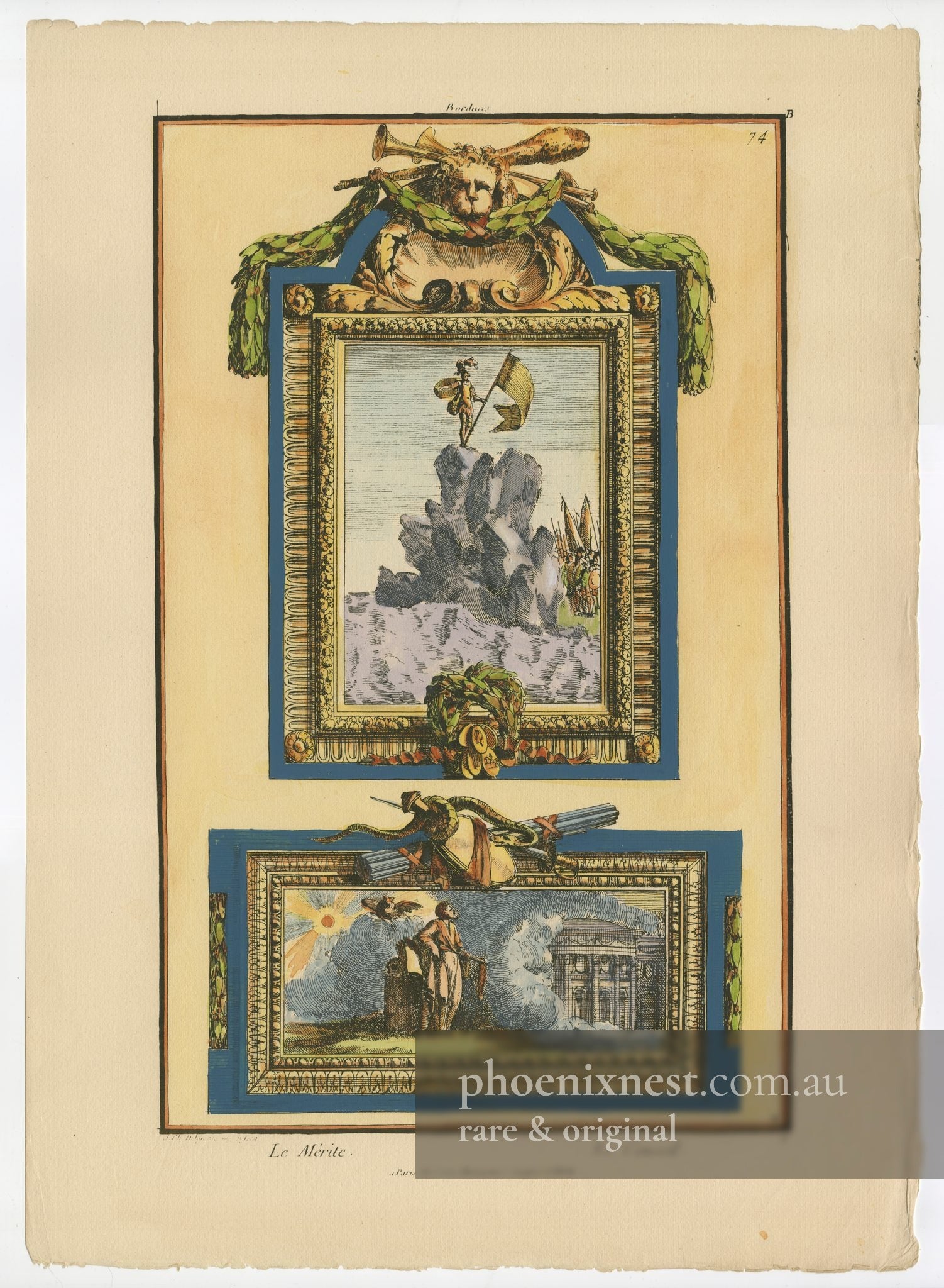 Merit and Counsel, Pl. 74 — Nouvelle Iconologie Historique