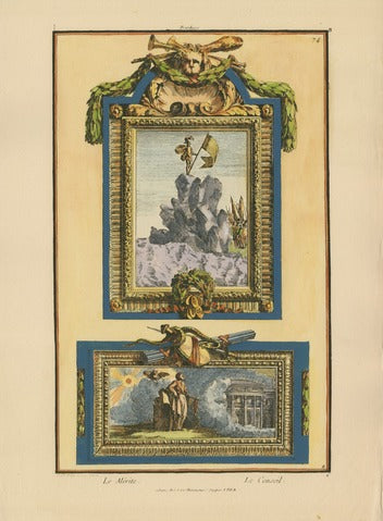 Merit and Counsel, Pl. 74 — Nouvelle Iconologie Historique