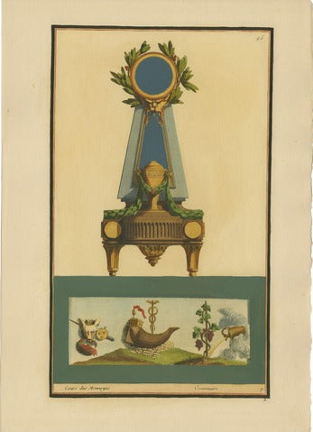 Cours des Monnoyes. Grammaire., Pl. 95 — Nouvelle Iconologie Historique