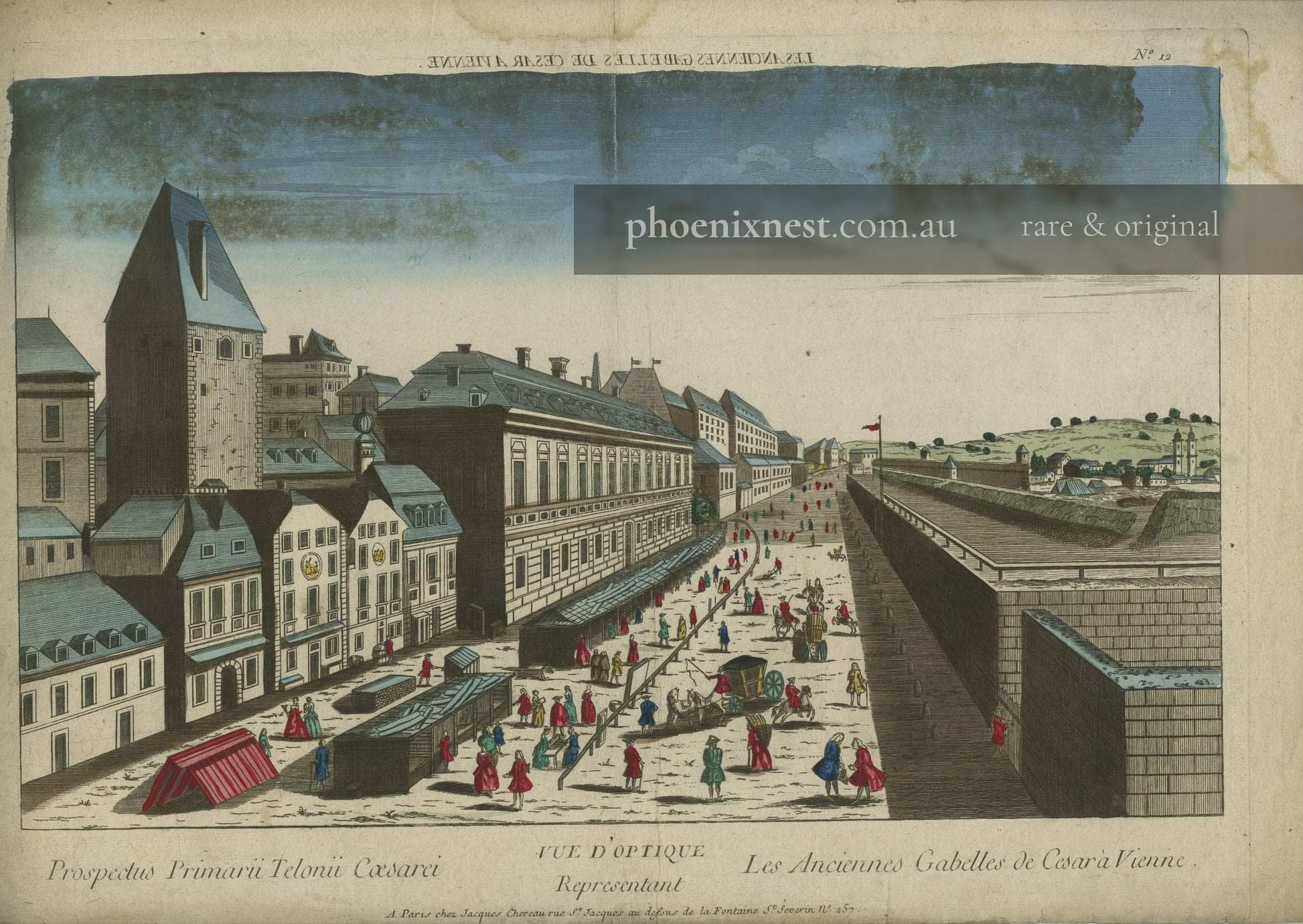 Ancient Customs Houses of Caesar, Vienna, Pl. 12 — Chereau