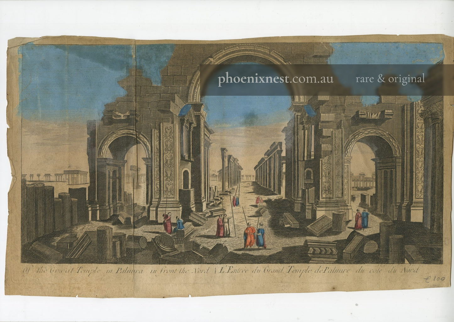 Great Temple in Palmyra, North Entrance — Wood