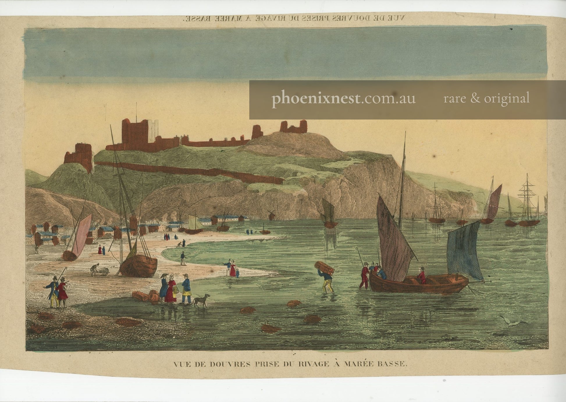 View of Dover at Low Tide — Daumont