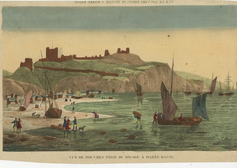 View of Dover at Low Tide — Daumont