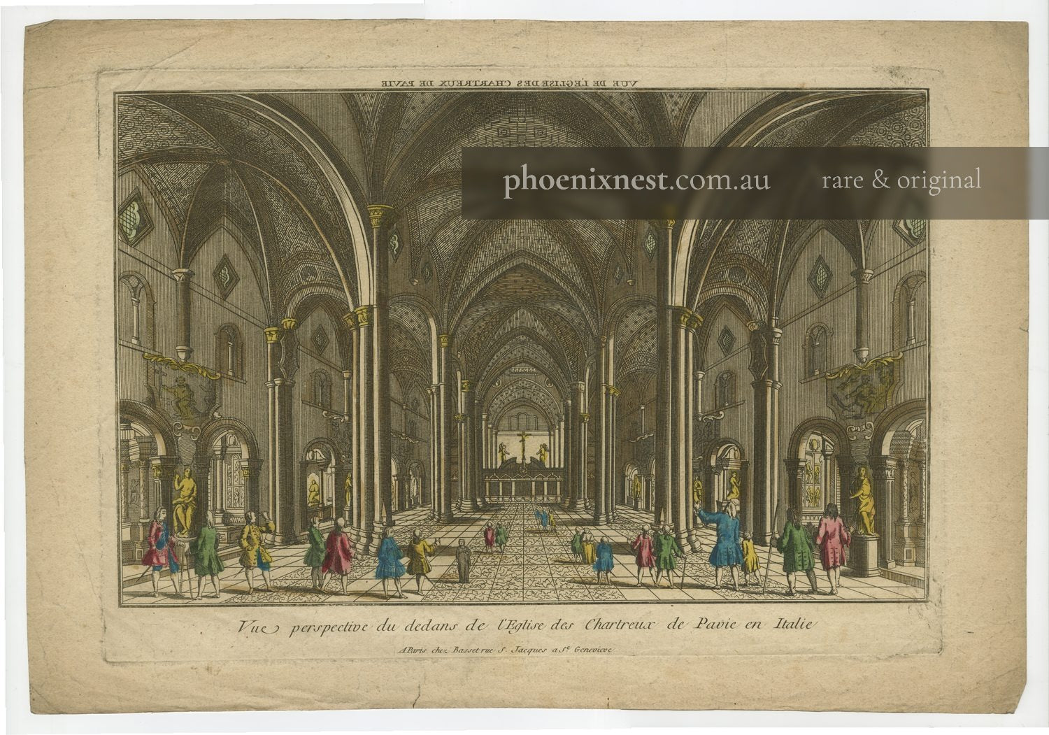 Interior of the Certosa di Pavia — Basset