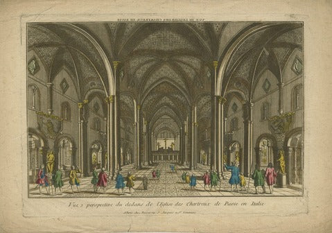 Interior of the Certosa di Pavia — Basset