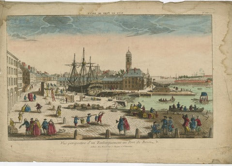 Embarkation at the Port of Brest, Pl. 200 — Basset