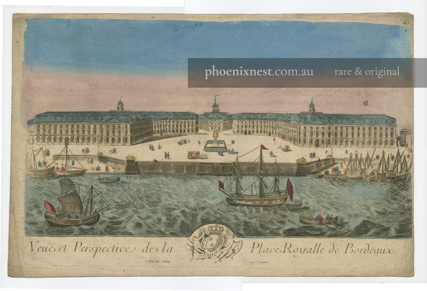 View of the Royal Square of Bordeaux — Vanisch