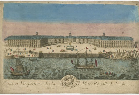 View of the Royal Square of Bordeaux — Vanisch
