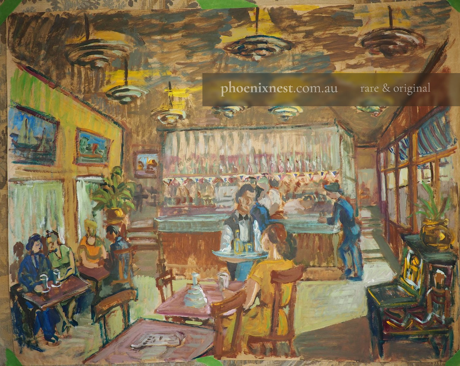 Café Interior — French School