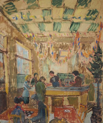 Christmas Tree Interior — French School