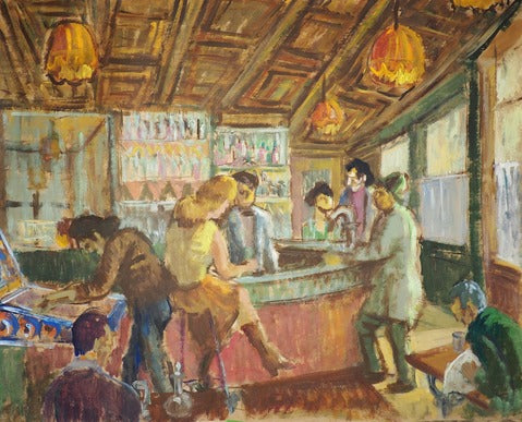 Café Scene — French School