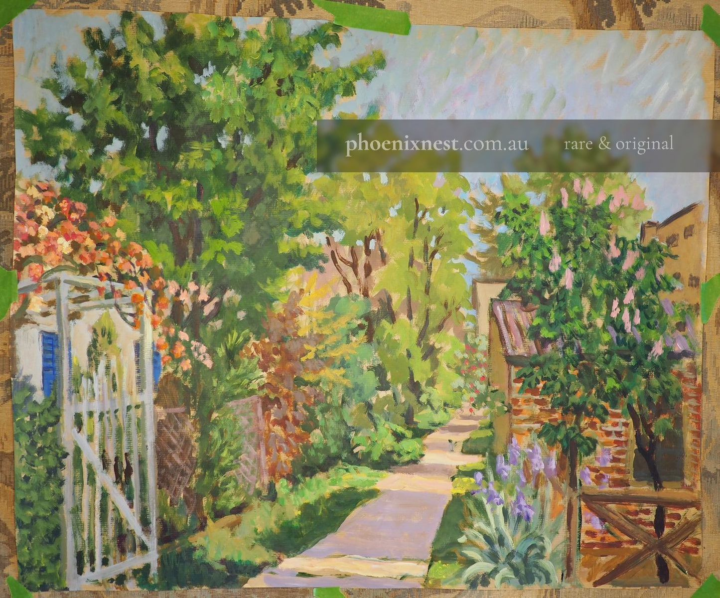 Garden Path with Gate — French School