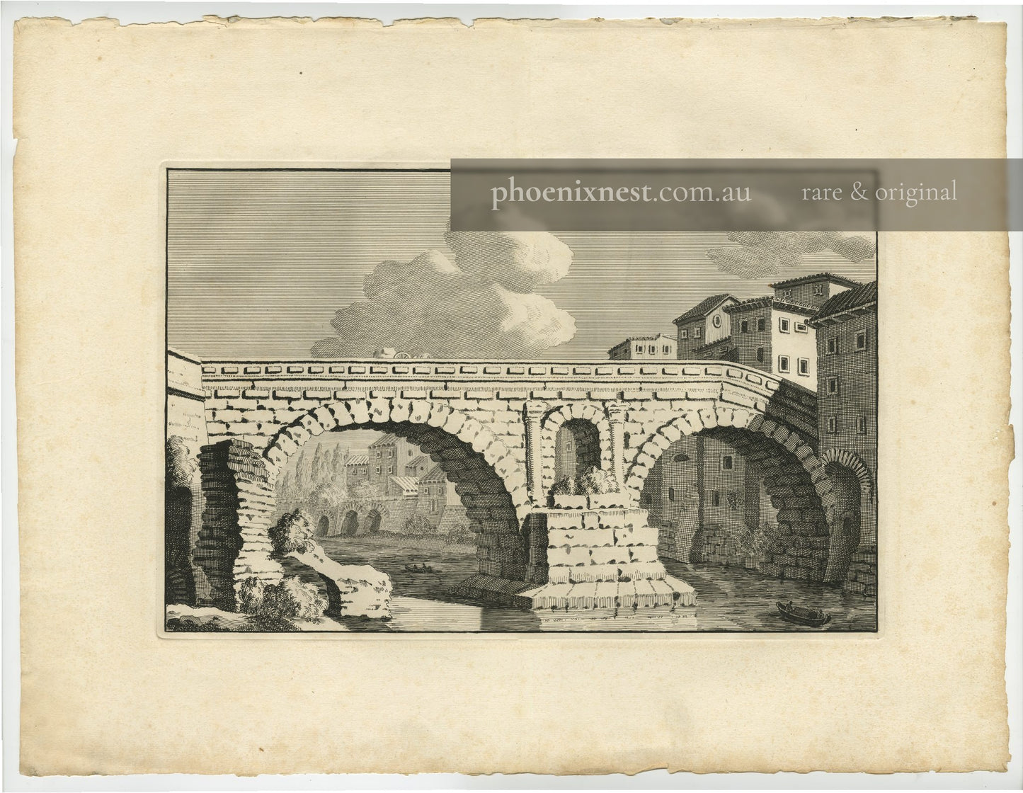View of the Bridge of Augustus at Narni